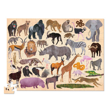 Crocodile Creek 100-pc Puzzle - Wild Animals