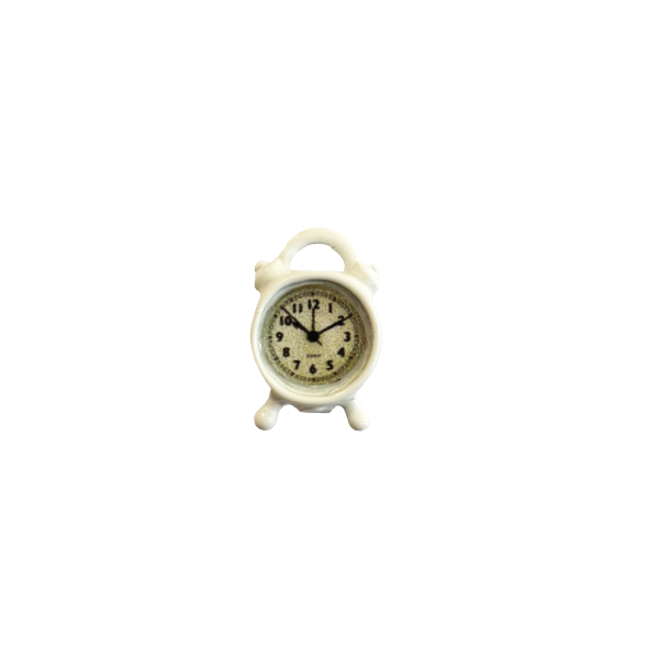 Dollhouse Miniatures - Alarm Clock (Scale 1:12)