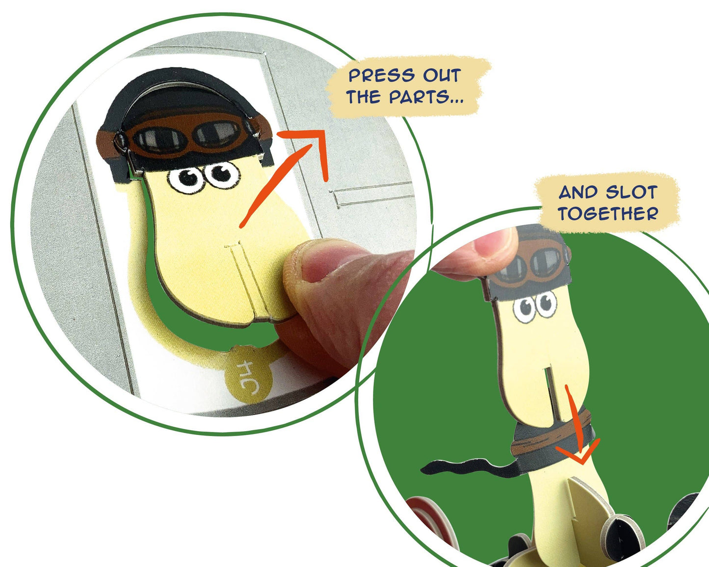 Build Your Own Wallace & Gromit Sidecar Plane - Eco-Friendly Kit