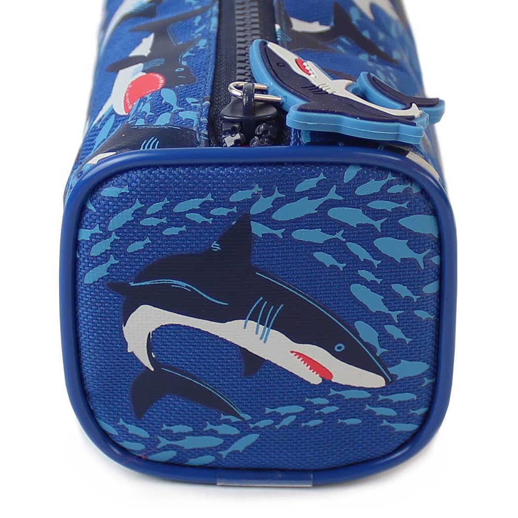 Sharks Pencil Case Blue