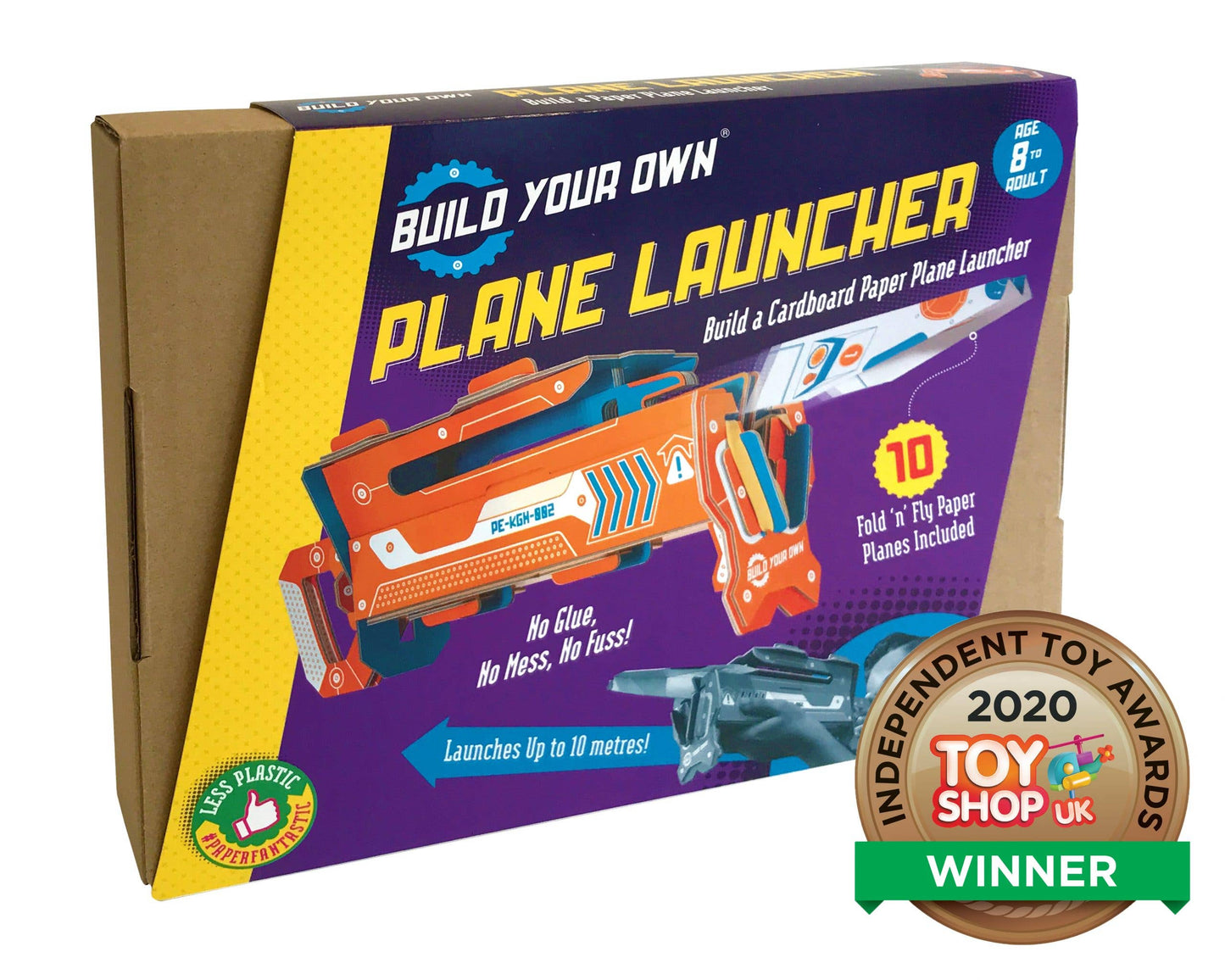 Build Your Own Paper Plane Launcher - Eco-Friendly Craft Kit
