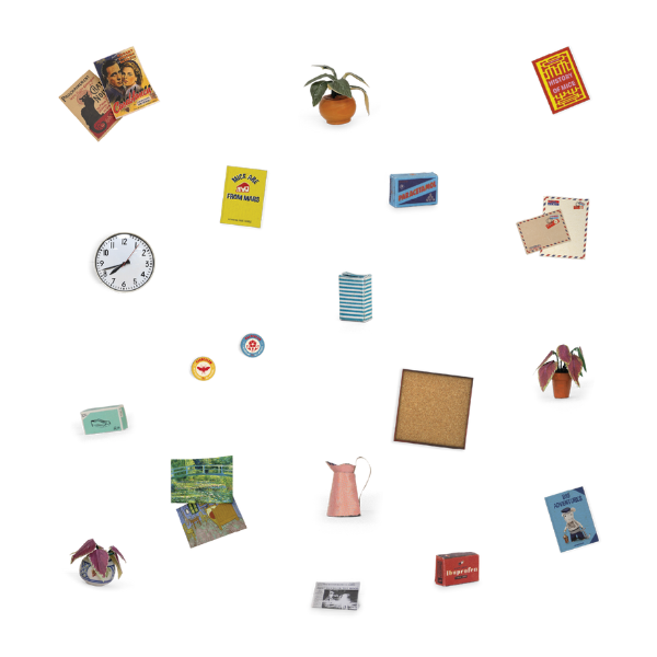 The Mouse Mansion Die-Cuts Bedroom