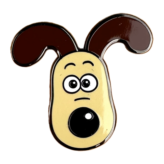 Wallace and Gromit - Gromit Head Pin Badge