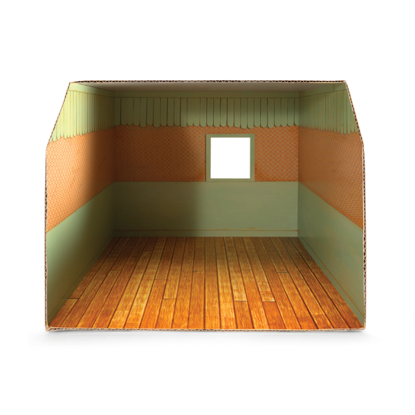 Dollhouse - Cardboard Room - Nursery