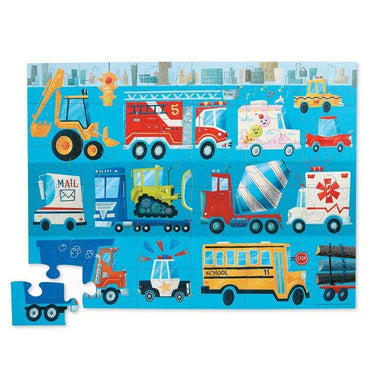 Crocodile Creek 36pc Jigsaw Puzzle - Vehicles