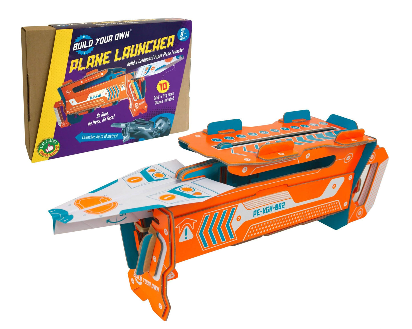 Build Your Own Paper Plane Launcher - Eco-Friendly Craft Kit