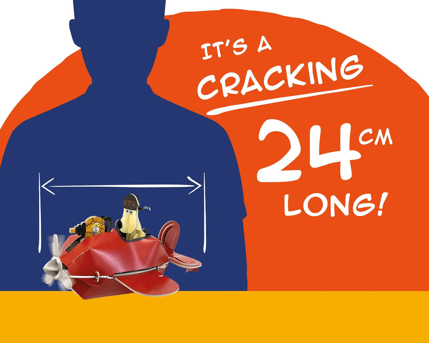 Build Your Own Wallace & Gromit Sidecar Plane - Eco-Friendly Kit