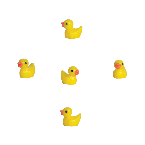 Dollhouse Miniatures - Tiny Ducks (Scale 1:12)