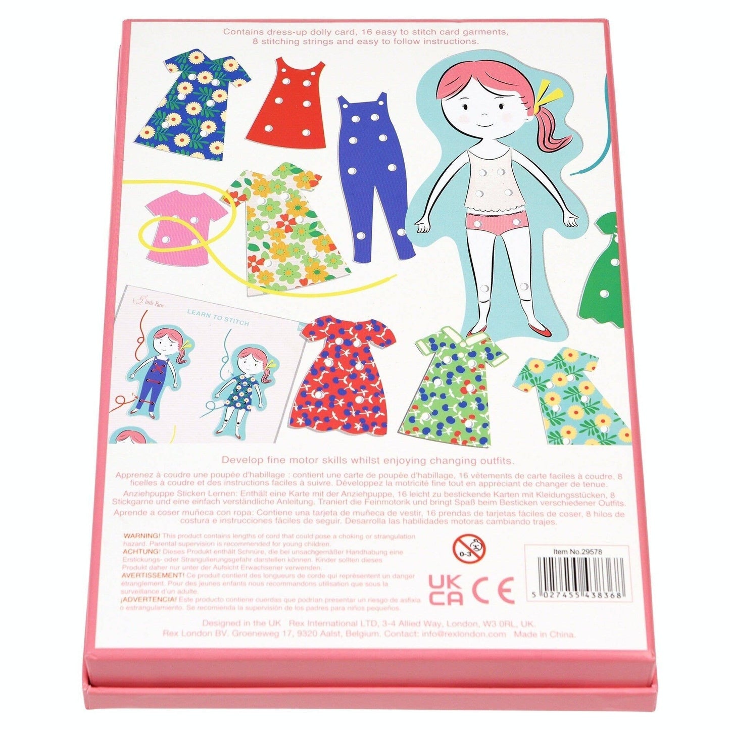 Learn To Stitch Dress-Up Dolly Kit