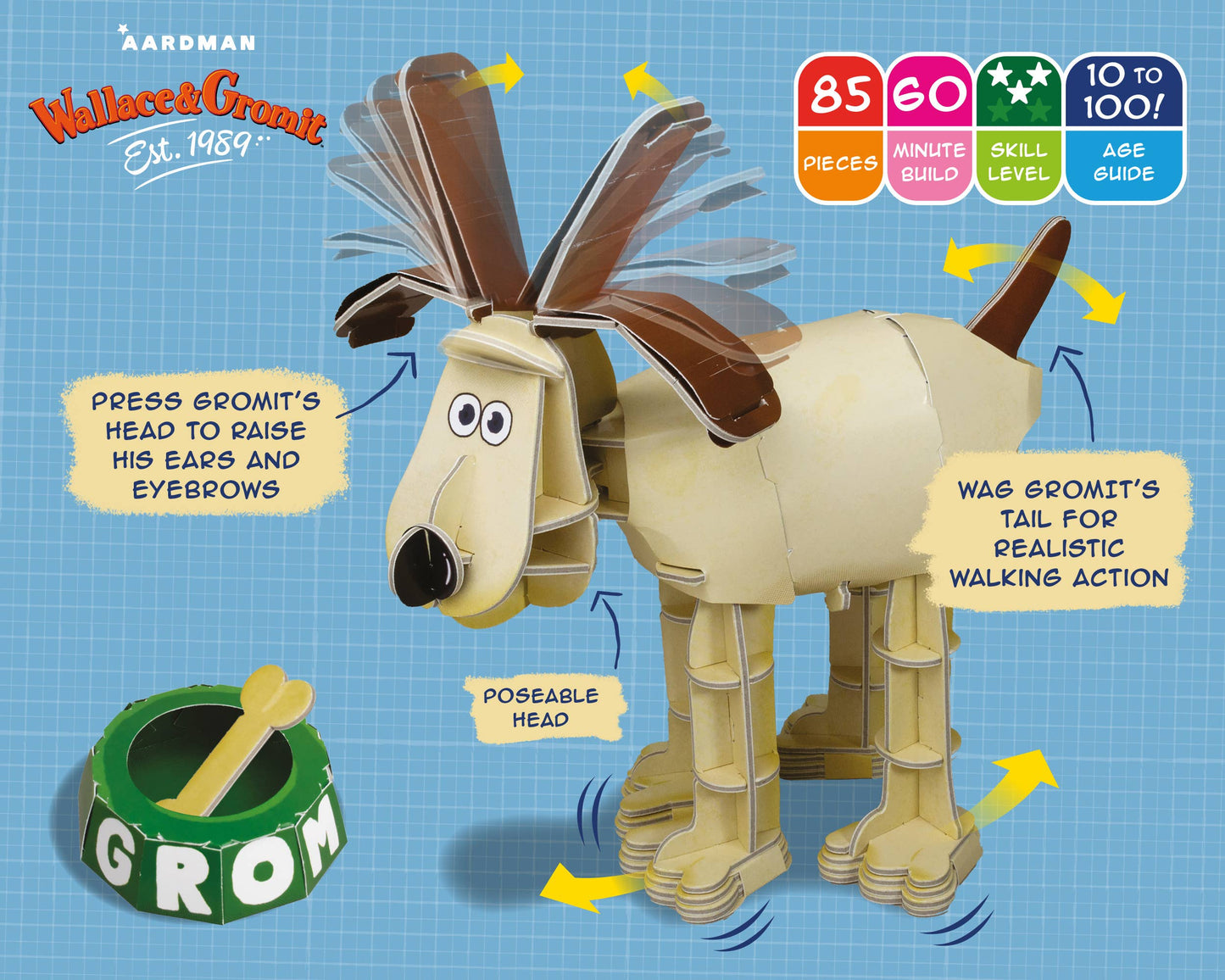 Build Your Own Wallace & Gromit, Gromit - Craft Kit
