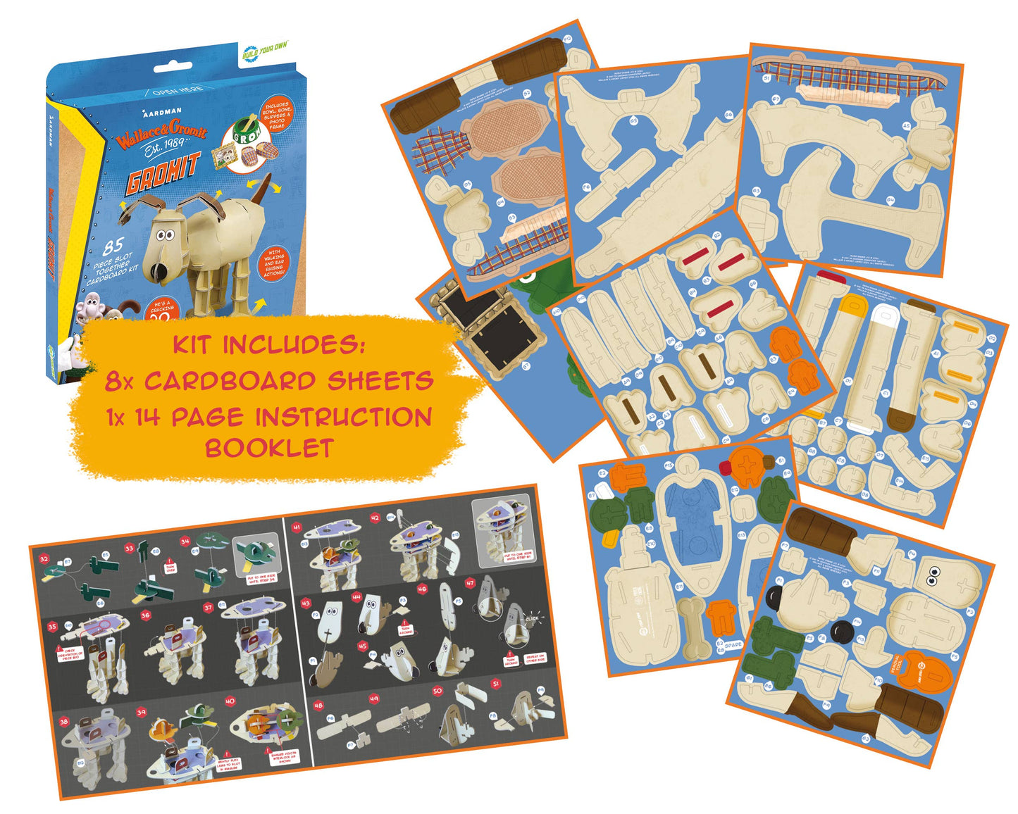 Build Your Own Wallace & Gromit, Gromit - Craft Kit