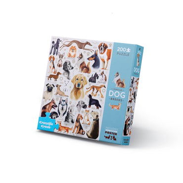 Crocodile Creek 200-Piece Dog Puzzle Kids Animal Learning