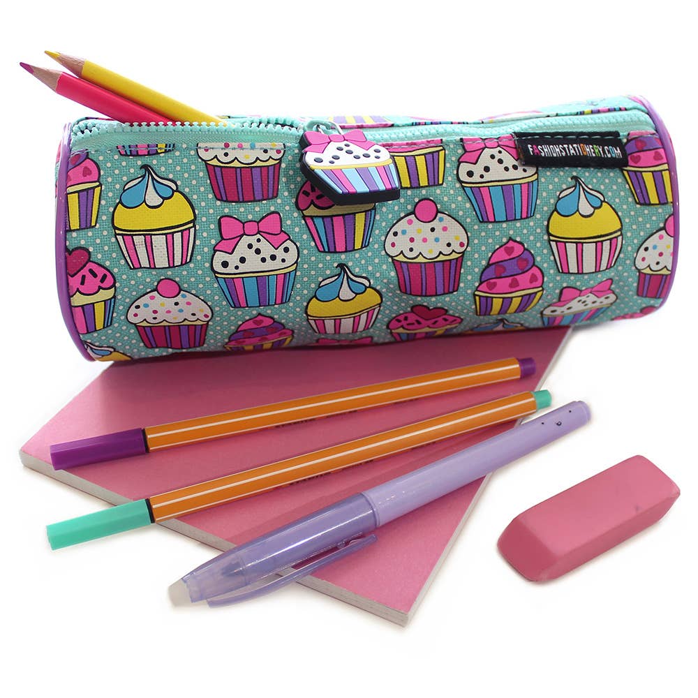 Pencil Case Mint Cupcakes