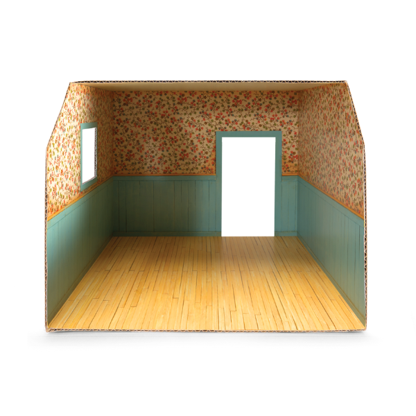 Dollhouse - Cardboard Room - Bedroom