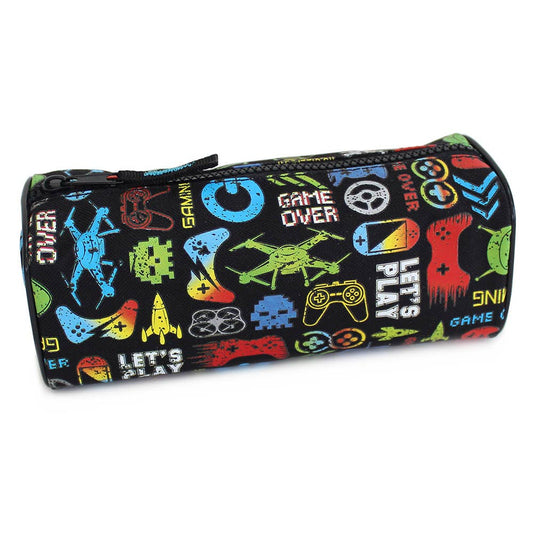 Gamer Over Pencil Case Black Barrel