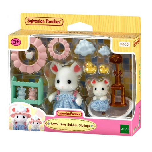 Sylvanian Families Bath Time Bubble Siblings