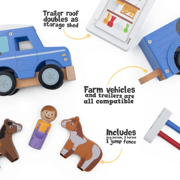 Jeep and Horse Trailer