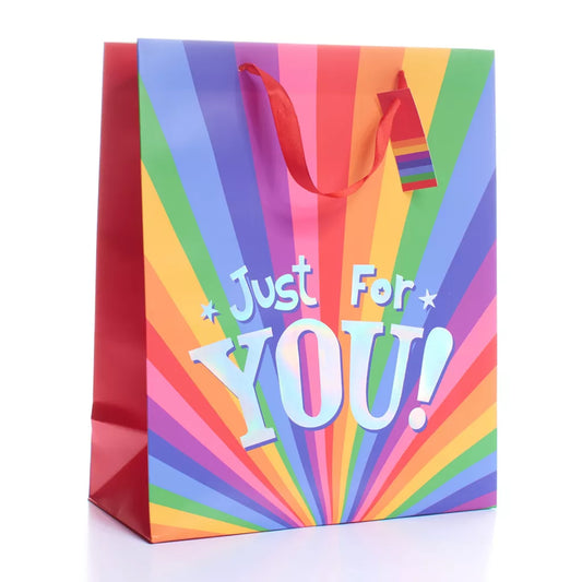 Just for You Rainbow Gift Bag