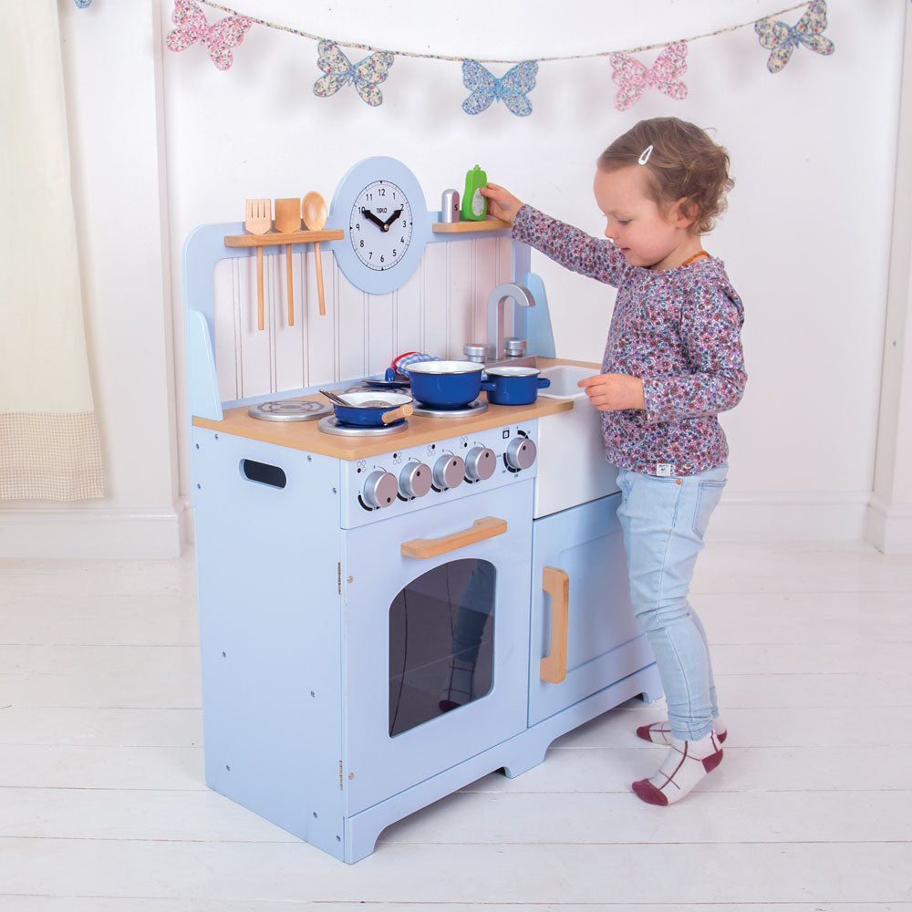 Country Play Kitchen - Blue