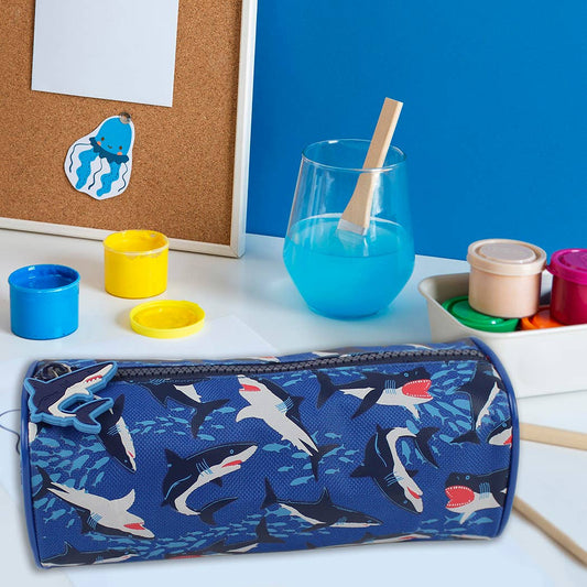 Sharks Pencil Case Blue