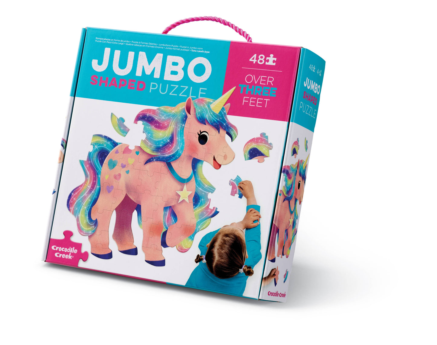Crocodile Creek 48 Piece Jumbo 3ft FSC Puzzle - Unicorn