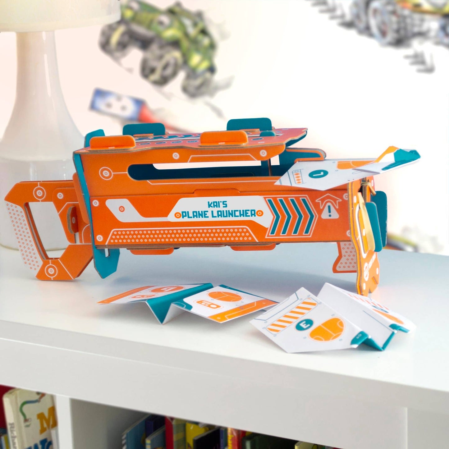 Build Your Own Paper Plane Launcher - Eco-Friendly Craft Kit