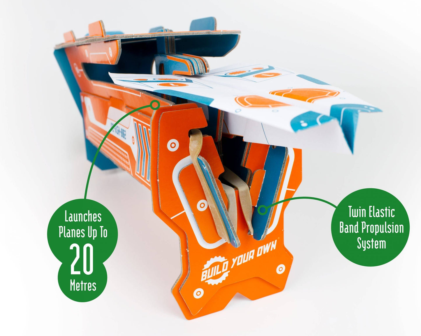 Build Your Own Paper Plane Launcher - Eco-Friendly Craft Kit