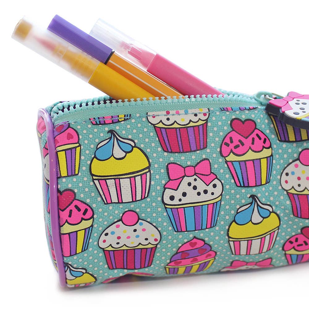 Pencil Case Mint Cupcakes
