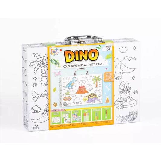 Kids Colouring and Activity Case - Dinosaur
