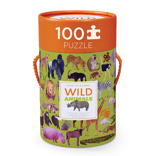 Crocodile Creek 100-pc Puzzle - Wild Animals