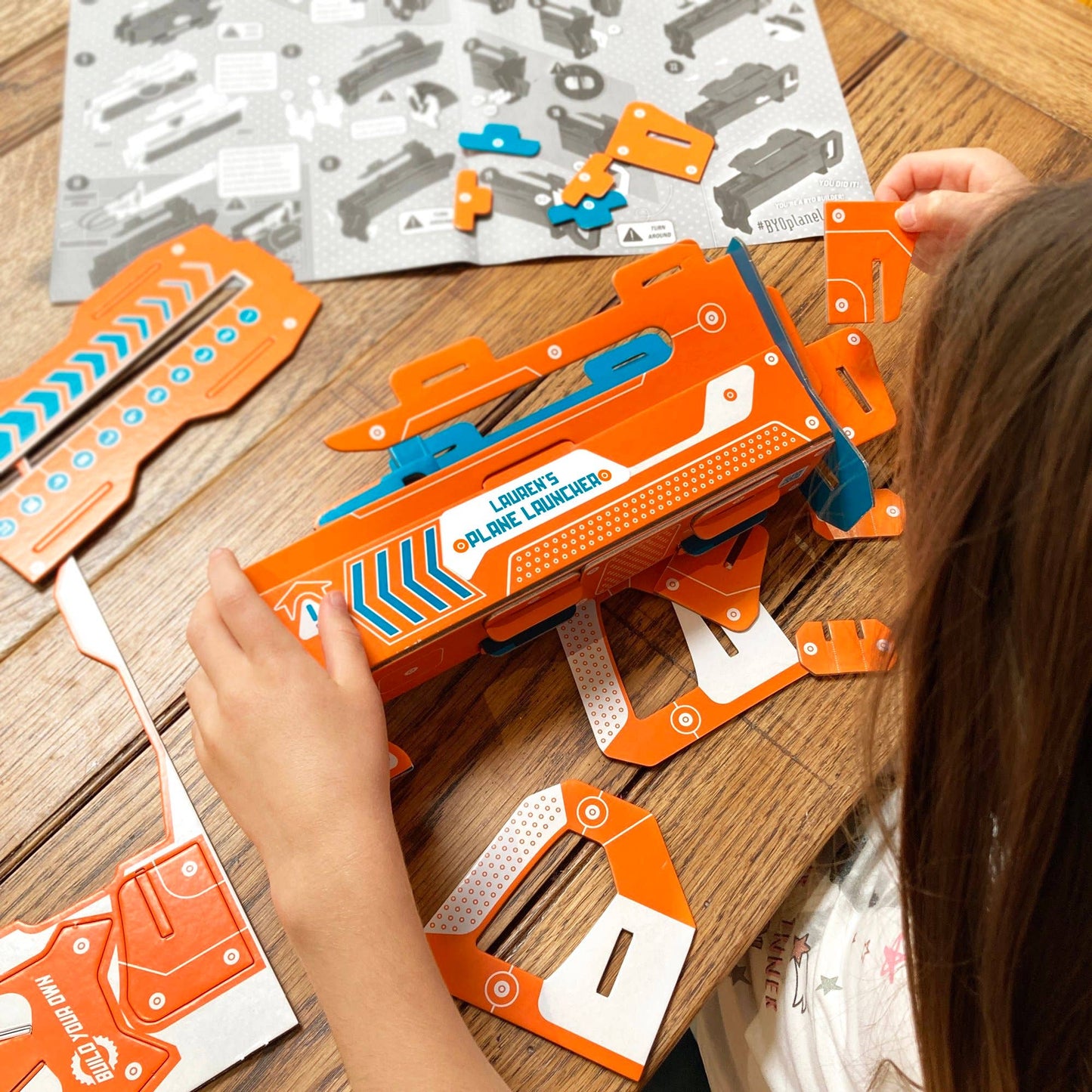 Build Your Own Paper Plane Launcher - Eco-Friendly Craft Kit