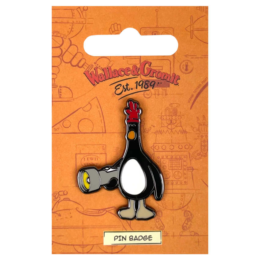 Wallace and Gromit - Feathers McGraw Pin Badge