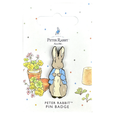 Peter Rabbit Standing Pin Badge