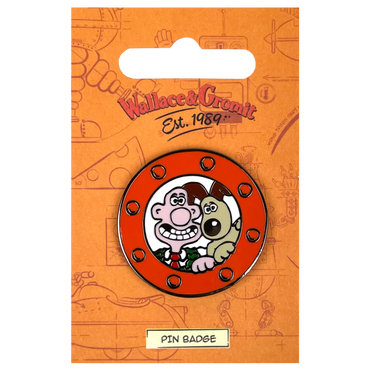 Wallace and Gromit - Porthole Pin Badge