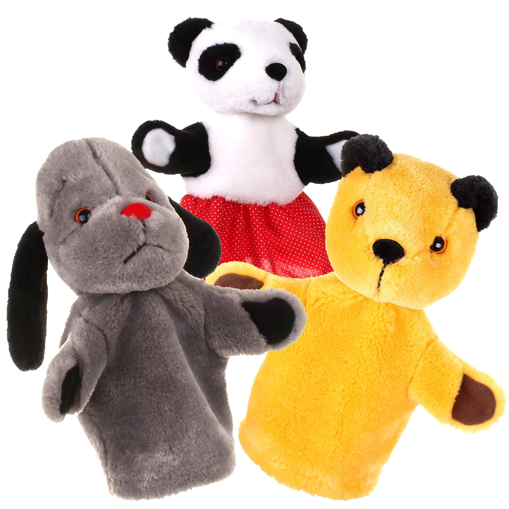 Sooty, Sweep & Soo Hand Puppets - Muddleit - The Forgotten Toy Shop
