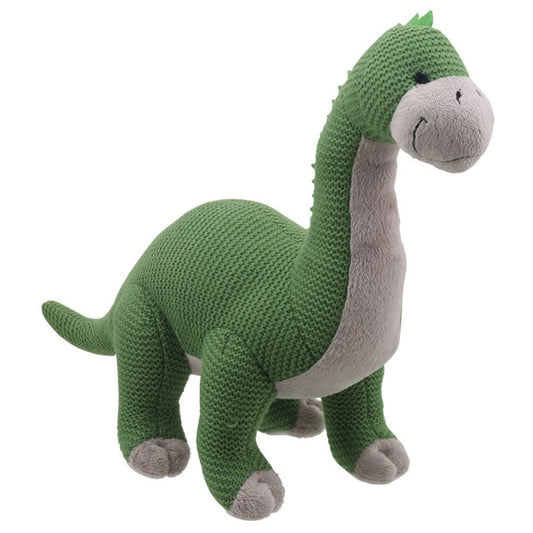 Wilberry Knitted - Brontosaurus (Large) - Wilberry Toys - The Forgotten Toy Shop