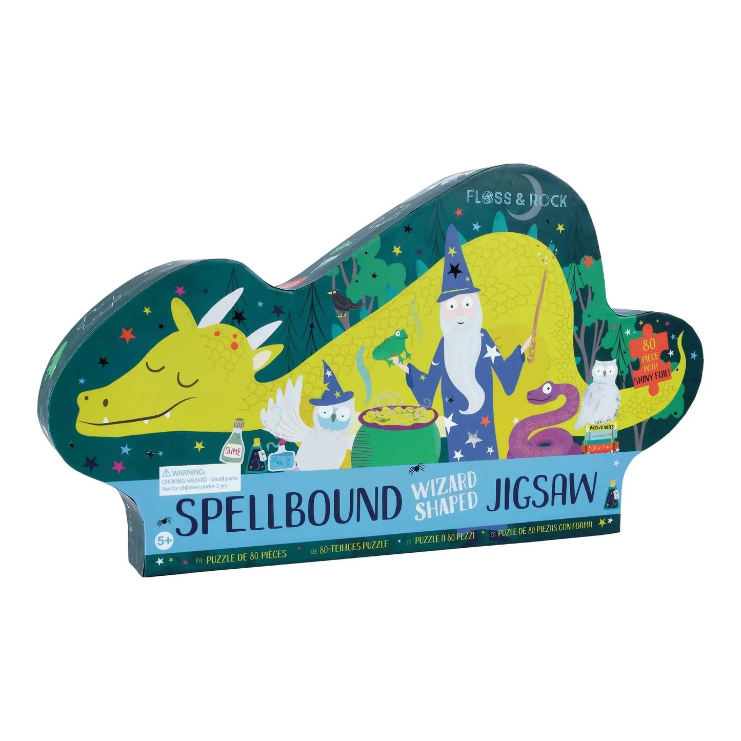 80 Piece Shaped Jigsaw - Spellbound - Floss & Rock - The Forgotten Toy Shop