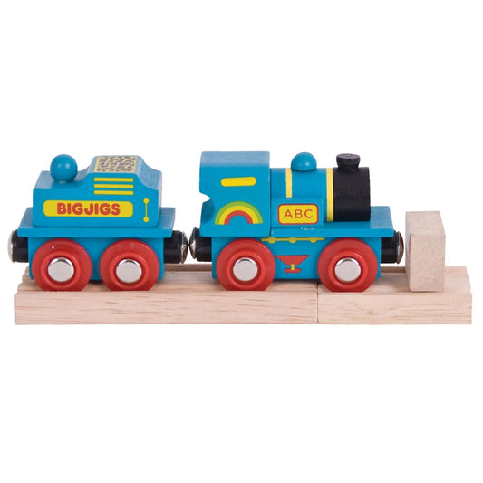 Blue ABC Engine - Bigjigs Toys - The Forgotten Toy Shop