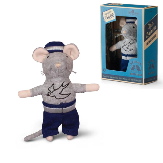 Little mouse doll Grandpa Sailor - Het Muizenhuis - The Forgotten Toy Shop