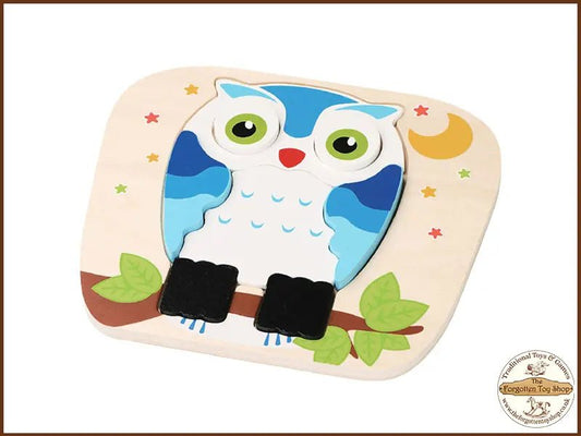 Owl Raised Puzzle - Inside Out Toys - The Forgotten Toy Shop