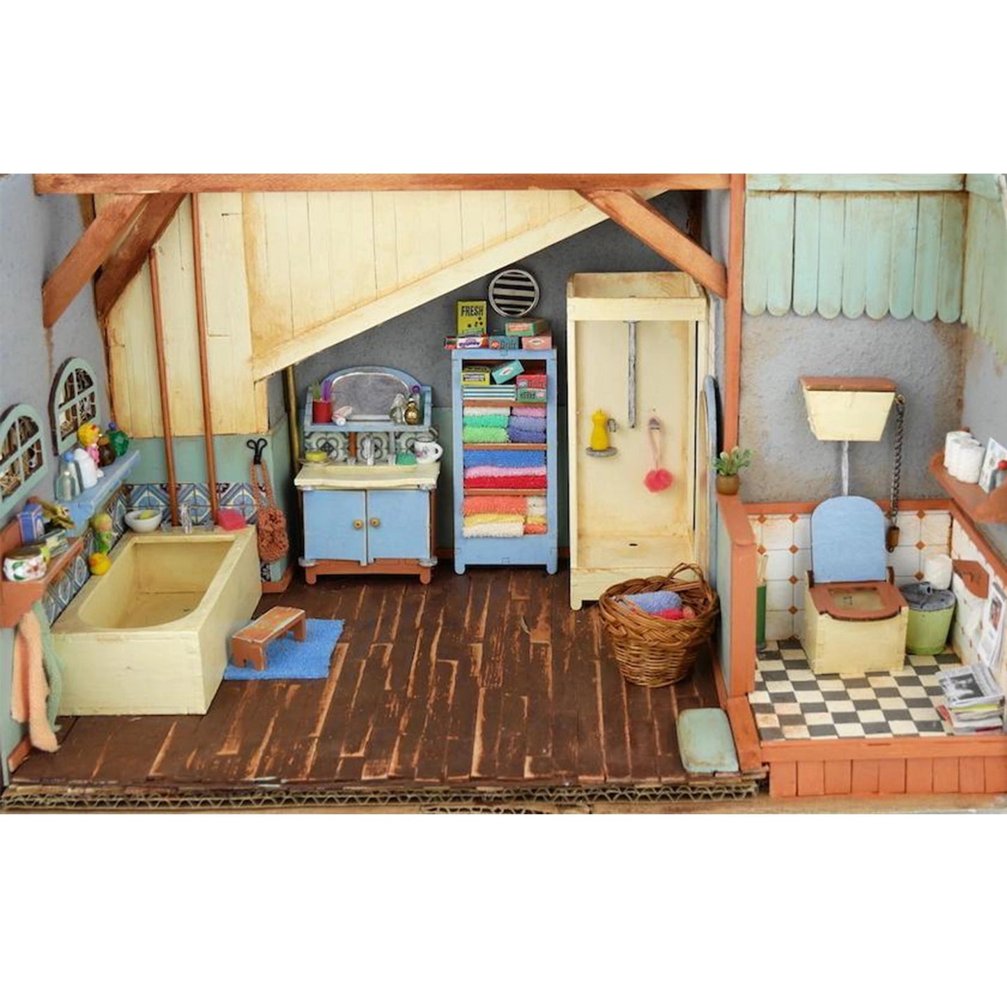 The Mouse Mansion Furniture Kit - Bathroom - Het Muizenhuis - The Forgotten Toy Shop