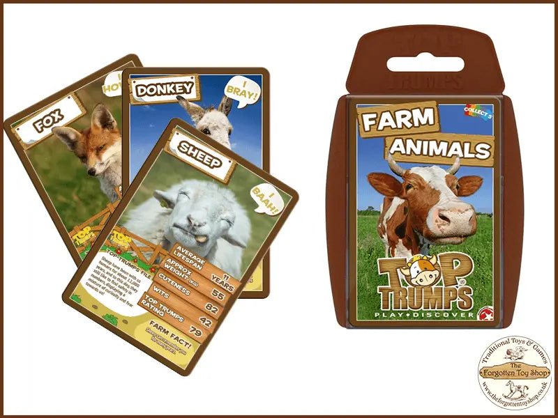 Top Trumps - Farm Animals - Muddleit - The Forgotten Toy Shop