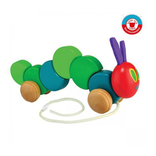 Very Hungry Caterpillar Wooden Pull Along - Rainbow Designs - The Forgotten Toy Shop