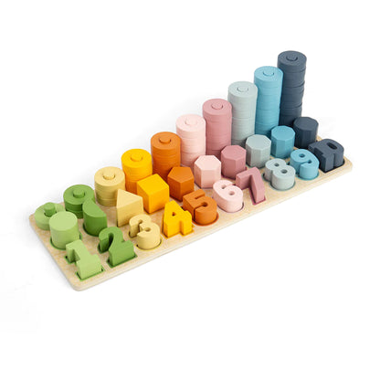 Wooden 1-10 Counting Board