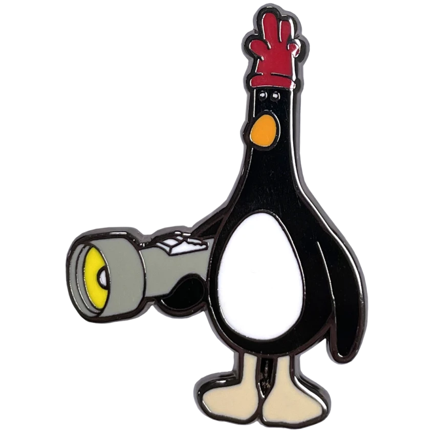 Wallace and Gromit - Feathers McGraw Pin Badge