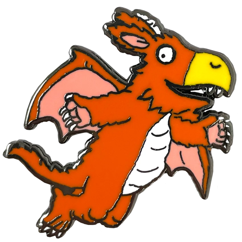 Zog Flying Pin Badge