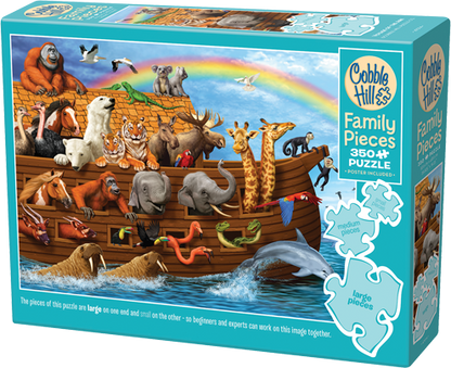 Voyage of the Ark (Family) 350pc Cobble Hill Puzzle + Poster