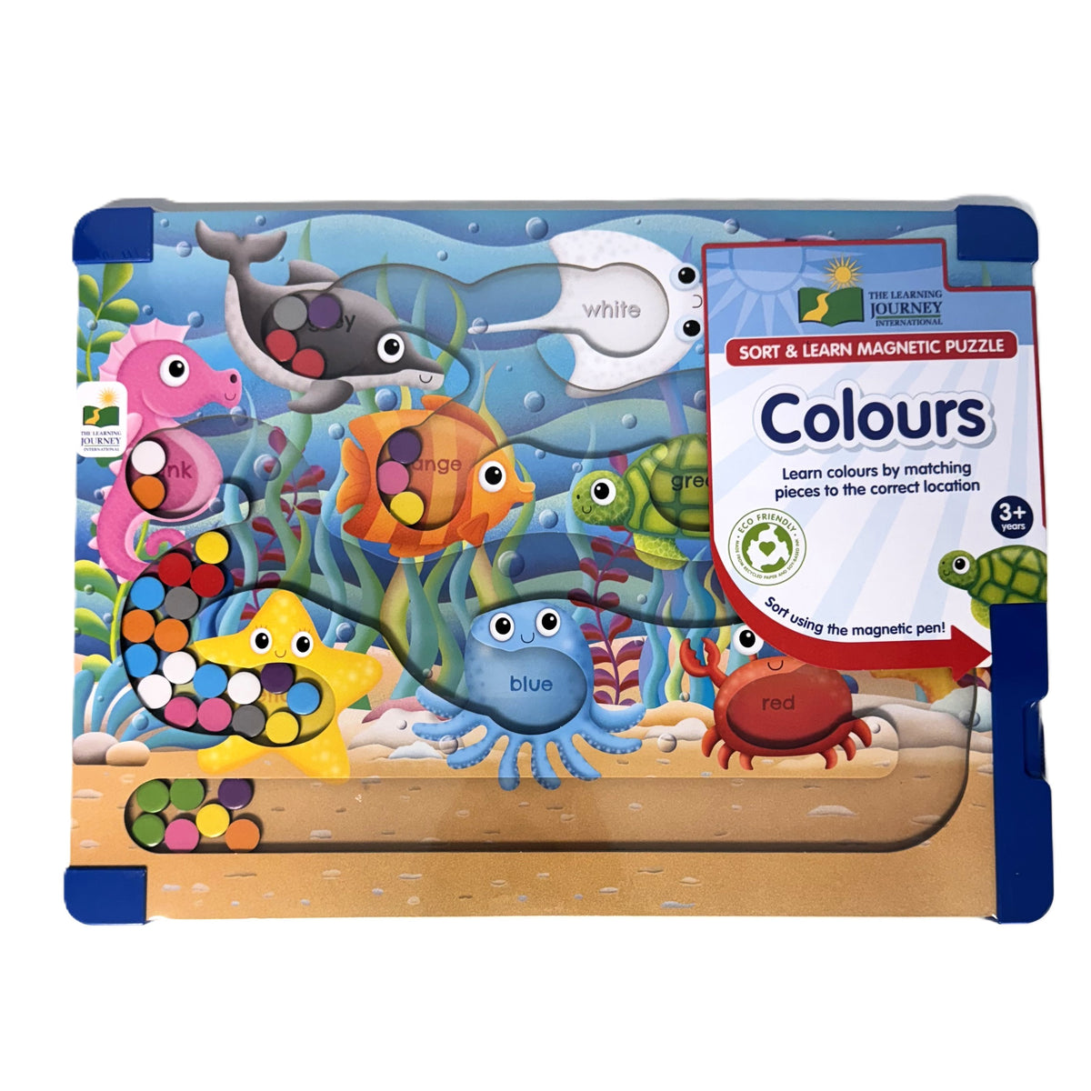 Sort & Learn Magnetic Puzzles - Colours Sea