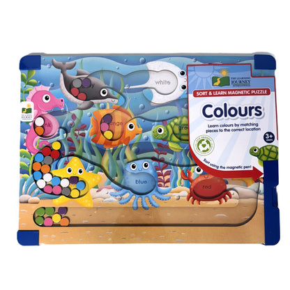 Sort & Learn Magnetic Puzzles - Colours Sea
