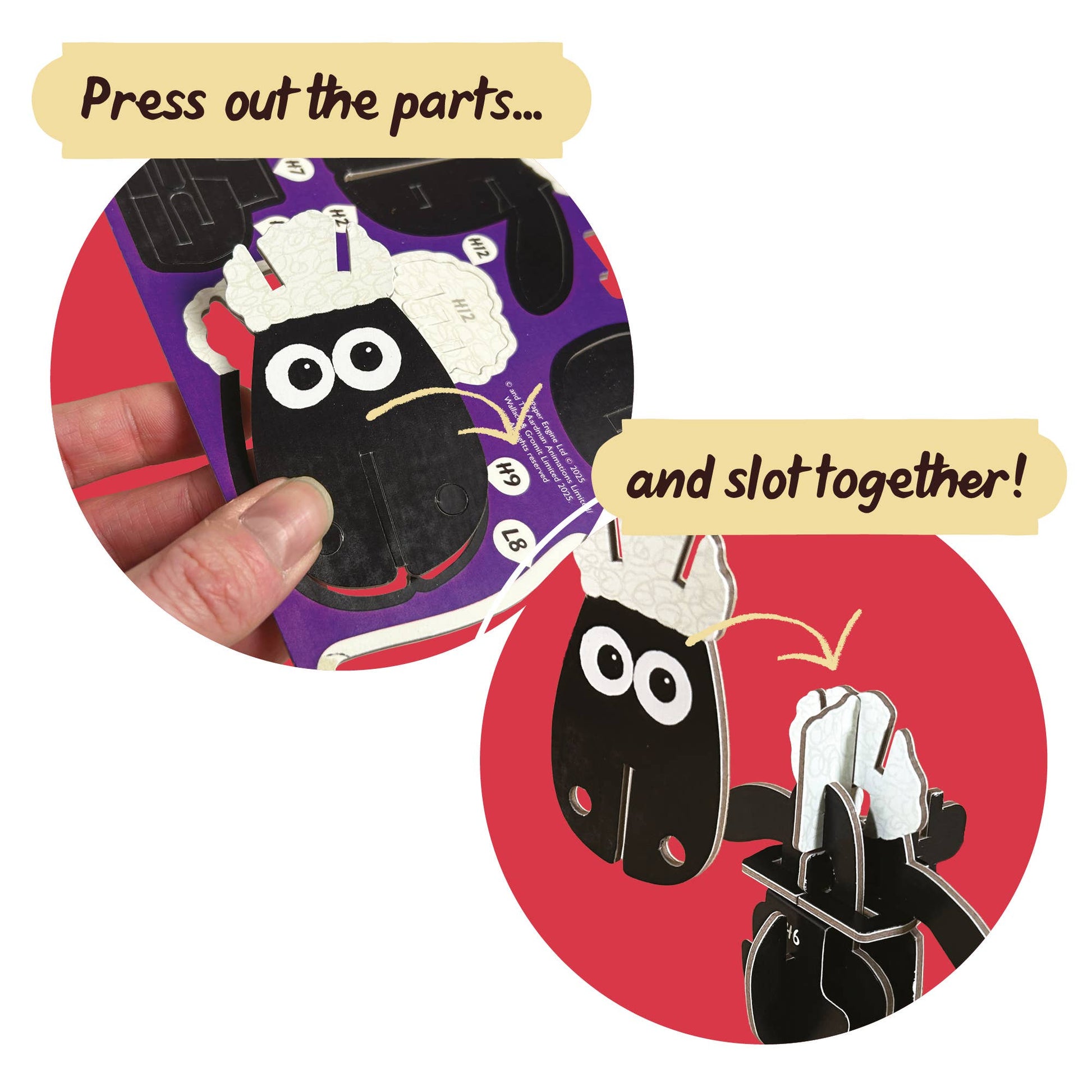 Build Your Own Wallace & Gromit, Shaun - Craft Kit